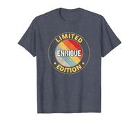 Enrique Camiseta, Hombre, Azul Jaspeado, 6XL