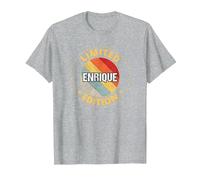 Enrique Camiseta, Hombre, Gris Jaspeado, 4XL