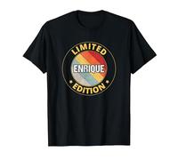 Enrique Camiseta, Hombre, Negro, 4XL