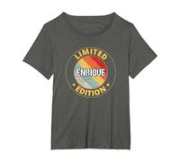 Enrique Camiseta, Mujer Tallas Grandes, Asfalto, 5XL Grande