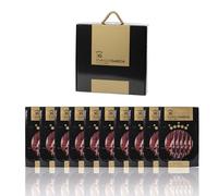 ENRIQUE GARCÍA - Paleta de Bellota Ibérica 100%, 10 Sobres Envasados al Vacío de, 100 g Aprox. Acabado plástico. Caja regalo de cartón. Corte a máquina