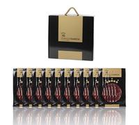 ENRIQUE GARCÍA - Paleta de Bellota Ibérica 75%, 10 Sobres Envasados al Vacío de, 100 g Aprox. Acabado plástico. Caja regalo de cartón. Corte a máquina