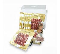 ENRIQUE GARCÍA - Paleta de Cebo Ibérica 75% Raza Ibérica, Caja Maletín con Sobres de 100 g Aprox, Huesos y Virutas