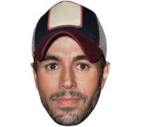 Enrique Iglesias (Hat) Big Head. Máscara más grande que la vida.
