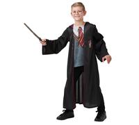Enrique Potter Bata Lujo Niños Carnaval Disfraz + Varita