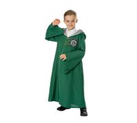 Enrique Potter Slytherin Quidditch Bata Facny Vestido Niños Carnaval Disfraz
