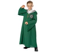 Enrique Potter Slytherin Quidditch Bata Facny Vestido Niños Carnaval Disfraz
