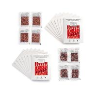 ENRIQUE TOMAS - Jamón de Cebo Ibérico 50% raza Ibérica - No te cortes | Loncheado - 29 sobres de jamón de 80gr + 4 sobres de taquitos 80gr + 4 sobres de virutas 100gr