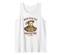 Enrique VIII Bluff King HAL Retrato Seis Anillos Historia Camiseta sin Mangas