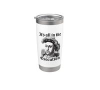 Enrique VIII octavo Cita divertida de la historia inglesa Vaso térmico de acero inoxidable de doble pared