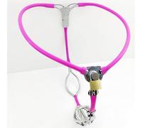 Enriquece tu vida sexual y haz realidad tus fantasías fetichistas, bondage y juegos de rol. Los juguetes sexuales como los cinturones de castidad y las jaulas para el pene ofrecen.(Pink,70/80cm)