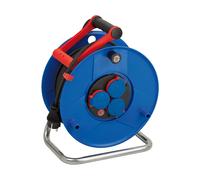 Enrollacable 3 tomas azul (50 metros)