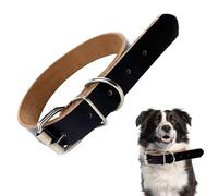 enrollado de cuero | Collares ajustables con hebilla de metal para perros,Collares para mascotas para perros medianos y grandes, regalo para amantes de, y padres