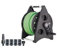 Enrollador Claber Kiros Con Accesorios Y Tubo 20Mt. 1/2" Tubo De Riego Jardín