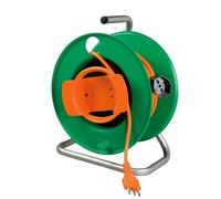 Enrollador De Cable Eléctrico Poly Pool PP0719 Verde Y Naranja