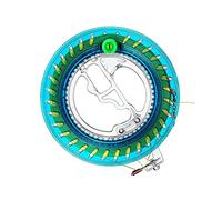 Enrollador de Carrete de Cometa Cometa Bobinadora De Carrete de 200m Cabrestante de Cuerda Cometas para Volar una Cometa Mejor Control de Cometas(Diámetro del Disco 16 cm, Cable 200 m)