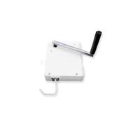 Enrollador De Cinta Para Estor, Sistema De Enrollado Mini Para Correas De Persiana De 14 Mm De Ancho, Distancia Entre Orificios 9,5 Cm Para Montaje En El IntradóS De La Ventana Incluye Cinta De 5 M