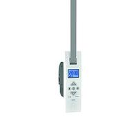 Enrollador de correa eléctrica MATOFIX PRO para correa de 17 a 23 mm, empotrado, fuerza de tracción de hasta 45 kg, tiempo de conducción fijo ajustable, pantalla con toma de corriente