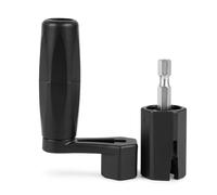 Enrollador de cuerda de guitarra, 2 en 1 Enrollador de cuerda de guitarra Pasador de puente Extractor de clavijas Destornillador Broca para folk, eléctrica, guitarra clásica, bajo, ukelele