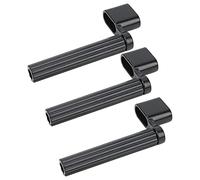 Enrollador de Cuerdas de Guitarra, Extractor de Clavijas de Guitarra, Fácil Operación, 3 Uds, ABS Duradero Portátil Multifuncional para Mantenimiento(negro)