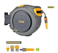 Enrollador De Manguera Automático HOZELOCK De Pared Con Manguera 20 MT VGAA20