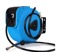 Enrollador de manguera de jardín 20m con soporte