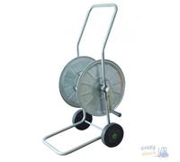 Enrollador De Manguera Papillon Con Ruedas Zincado Para Manguera 1.2 M 50