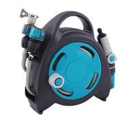 Enrollador de manguera retráctil automático, manguera de agua retráctil - Inicio Carrete de manguera | Carrete de manguera portátil de agua de jardín con retorno automático de 38 pies para lavado de