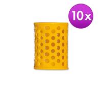Enrollador de pelo corto Original Grip Amarillo, Ø 30 mm, Por paquete de 10 unidades