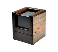 Enrollador de Reloj para 1 Reloj Marrón, Caja de Reloj Individual de Madera silenciosa con Pilas Caja de Reloj Cajas de Reloj Cajas de Relojes Caja de Almacenamiento de enrolladores Marrón Todas las