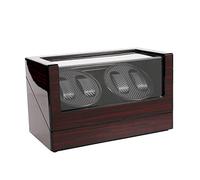 Enrollador de relojes de la caja de la bobina giratoria: alurio giratorio automático de madera de alta gama Veneta de doble cabeza de doble cabeza Caja de almacenamiento Soporte de la pantalla de