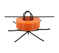 Enrollador de tubos, calefacción por suelo radiante, ajustable, herramienta de colocación de tubos, 200 kg, plegable, doble rodamiento, para PEX, tubo de calefacción