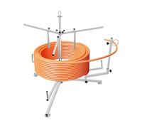 Enrollador de tubos para calefacción por suelo radiante, 600 m, 200 kg, de hierro, ajustable, para calefacción por suelo radiante, enrollador de tubos, para tubos PEX, PERT