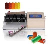 Enrollador eléctrico de hilo, máquina automática para enrollar lana en conos, para aficionados al crochet, deshilachado de hilo de tejer y diversas aplicaciones de bobinado de hilo.