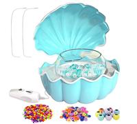 Enrollador eléctrico de perlas - Herramienta de forma de concha, función de carga USB | Máquina automática de cadena ajustable para adultos y niños, amigos, para hacer pulseras, estilismo de perlas