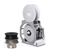 Enrollador Filamento 3D Eléctrico, Rebobinador Inteligente con Arranque y Parada Automática para Bobinas 1kg Enrollado Limpio Sin Enredos para PLA PETG ABS TPU Nylon Spool Winder Industrial