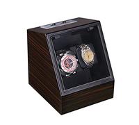 Enrolladores de reloj de la caja de bobinado spinner - 2+0 Black Mecánico Motor de reloj Motor Motor Gurning Dispositivo Mover Rotator Rotator Cajero de almacenamiento Soporte de la pantalla de la