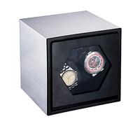Enrolladores de reloj de la caja de bobinado spinner - 2+0 Doble de cabeza de metal Capacavo Autulatario automático Reloj Mecánico Bobinado Motor Motor Shaker Caso de almacenamiento de almacenamiento
