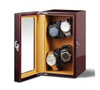 Enrolladores de reloj de la caja de bobinado spinner - Shaker de reloj mecánico automático VERTICAL Caja de devanado inteligente Motor Motor Dispositivo giratorio Inicio Organizador de estuche de