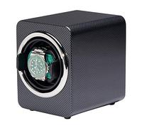 Enrolladores de reloj de la caja de la bobina de hilandería: la mini reloj de reloj de reloj de reloj de un solo reloj de almacenamiento Caja de almacenamiento automático de relojes mecánicos