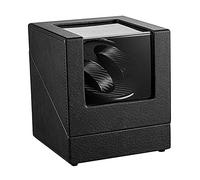Enrolladores de reloj de la caja de la bobina de la hilería - 2+0 Automático Reloj Mechnía Mecánica Caja de almacenamiento Caja de almacenamiento Visualización Organizador Motor Shaker Silencio PU