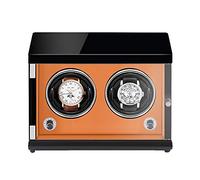 Enrolladores de reloj de la caja de la bobina giratoria: la caja recargable del reloj de dos posiciones Shaker Mechner Warner VERTICAL AUTOMÁTICO RELOJ Caja con luz LED sensible a la luz tranquila y