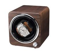 Enrolladores de reloj de la caja de la bobina giratoria - Mini de madera Mini reloj Shaker Silencio Single Watch Winder Mecánica Mecánica Caja de la caja de la caja de la caja del reloj Reproducción