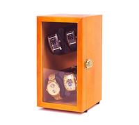 Enrolladores de reloj de la caja de la bobina giratoria - Mini pino Reloj Caja de velas Relojes automáticos Reloj giratoria Ratio vertical Ratio de almacenamiento Organizador de almacenamiento en