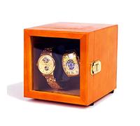 Enrolladores de reloj de la caja de la bobina giratoria - Mini pino Reloj Caja de velas Relojes automáticos Reloj giratoria Ratio vertical Ratio de almacenamiento Organizador de almacenamiento en