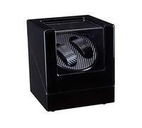 Enrolladores de reloj de la caja de la cadena de spinner-Dispositivo de bobinado mecánico de patrón de ébano de 2 dígitos Mistonamiento automático Men y mujeres Ratio de almacenamiento Caja de