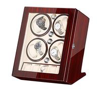 Enrolladores de reloj de la caja de la caja de la hilandería - 8+5 Watch Shaker Automático Mecánico Motor Motor Motor Rotator Joyería Gabinete del soporte del reloj con bloqueo Gran capacidad Caja de