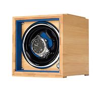 Enrolladores de reloj de la caja del bobinado de la hilandería - Caja de velada de un solo reloj Automático Relok Watch Mecánico Madre de madera Wobble Wobble Dispositivo de almacenamiento Case de