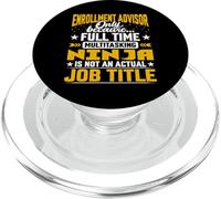 Enrollment Advisor Job Title - Funny Enrollment Consultant PopSockets PopGrip para MagSafe