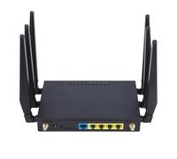 Enrutador 5G CPE WiFi 6, WiFi6 5G de Doble Banda Portátil sobre la Marcha, Enrutador WiFi 5G de Red LAN Gigabit Ethernet de 1000 Mbps con 8 Antenas, para Medio Oriente, (Enchufe